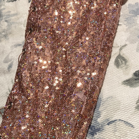 NWT sequins lace up jumpsuit 💗 - Picture 11 of 16